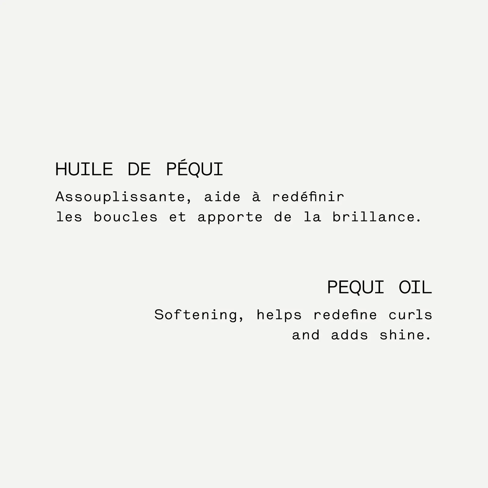 Nourishing Hair Oil — Pequi 5% + argan