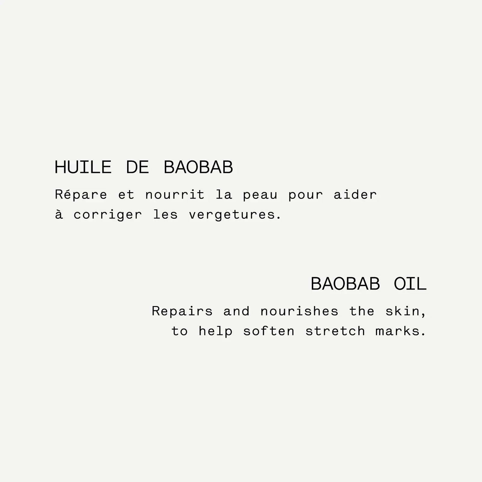 Stretch Marks Gel-Oil — Baobab Oil 3 Stretch Marks Gel-Oil — Baobab Oil