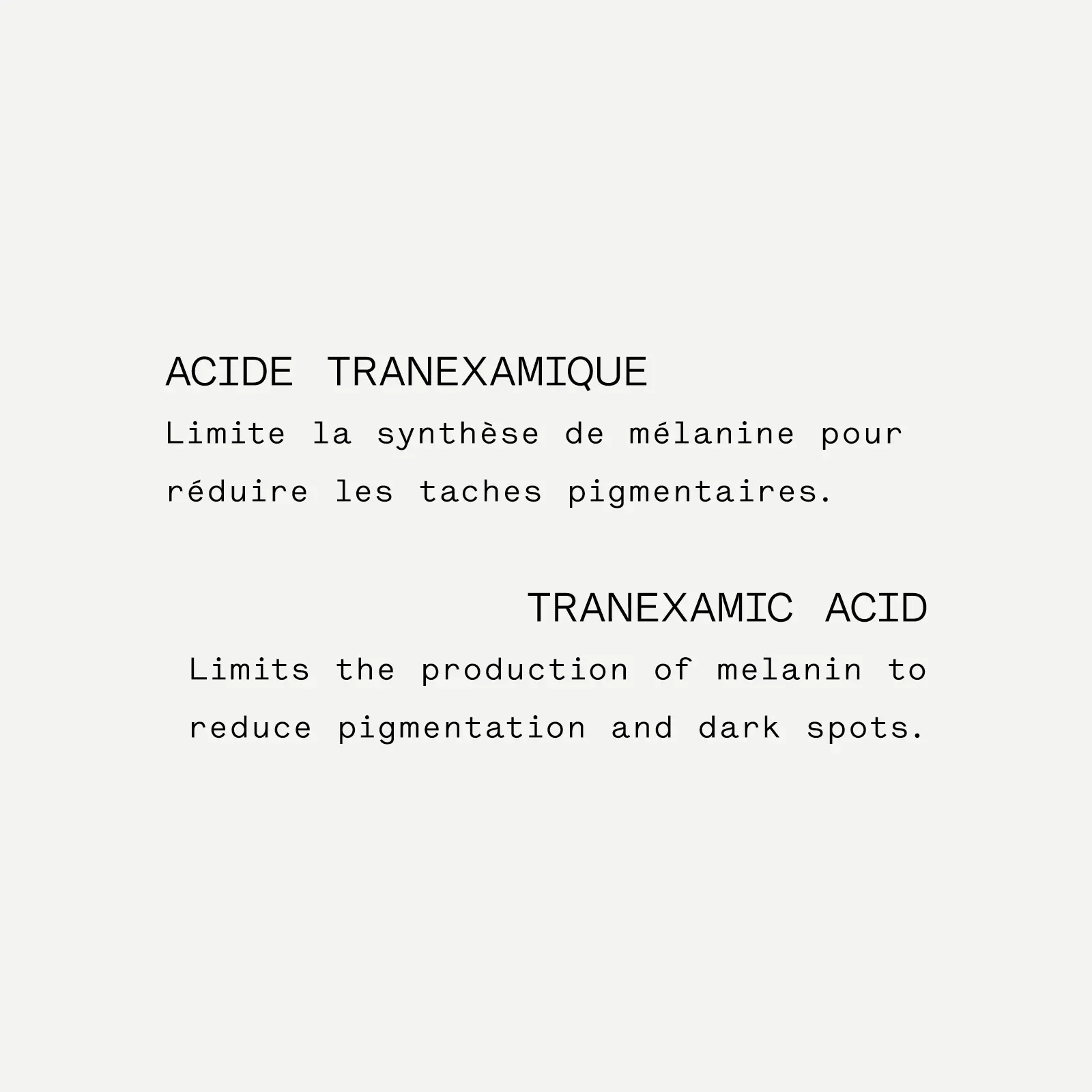 Serum for Dark Spots and Firmness — 5% Tranexamic Acid + Tetrapeptide