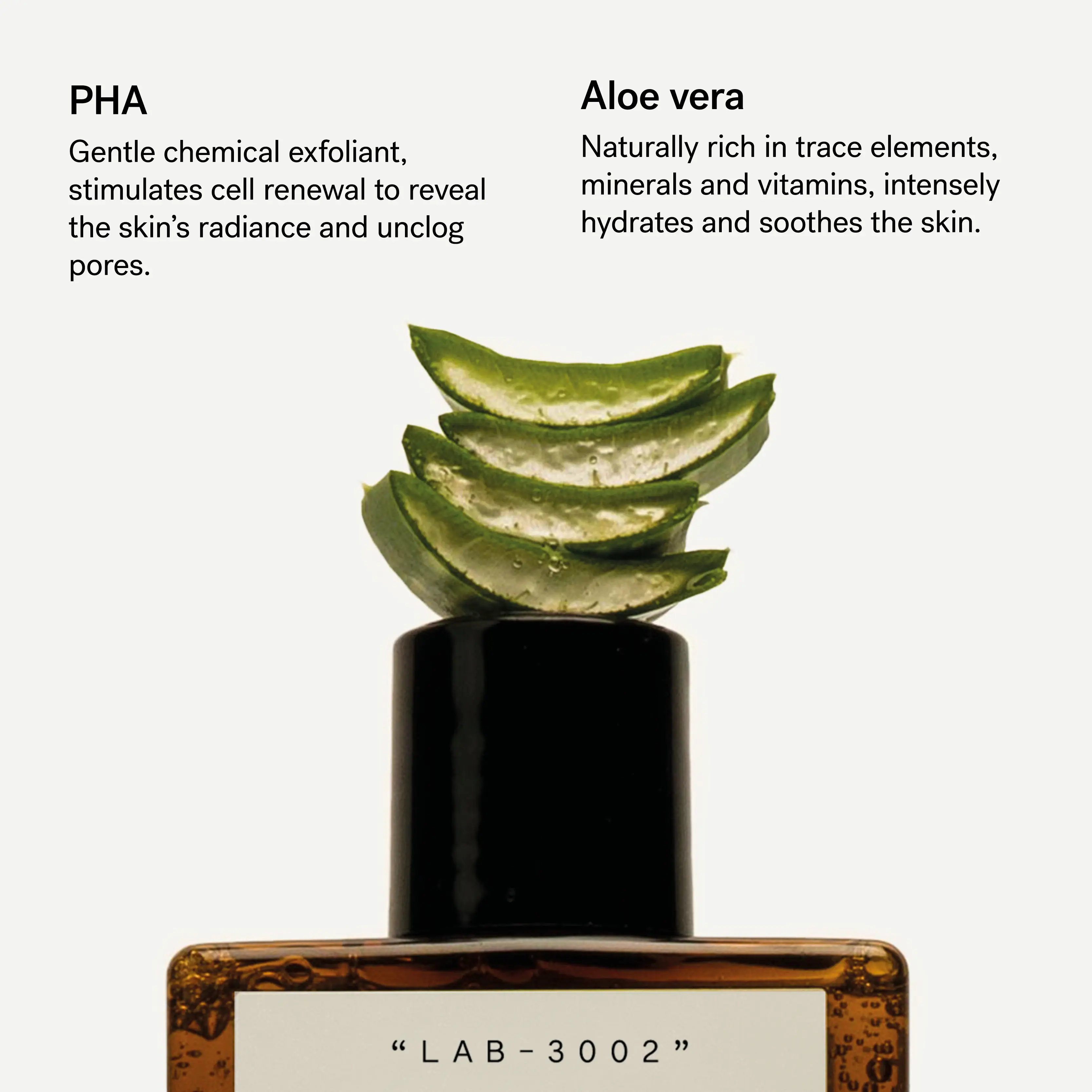 Exfoliating Face Gel Cleanser — 5% PHA + Aloe Vera