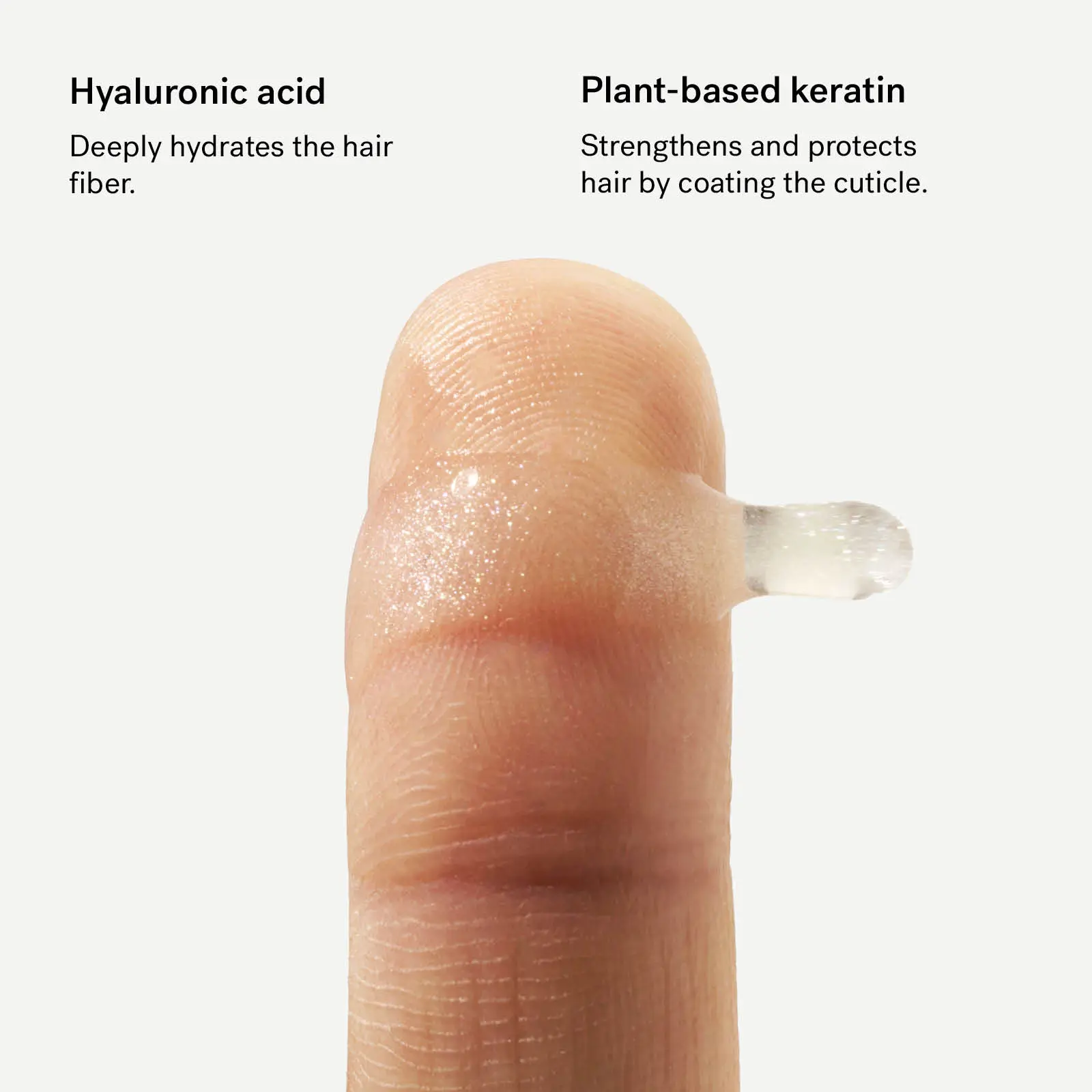 Restorative Hair Serum — 1% Hyaluronic Acid + Plant Keratin