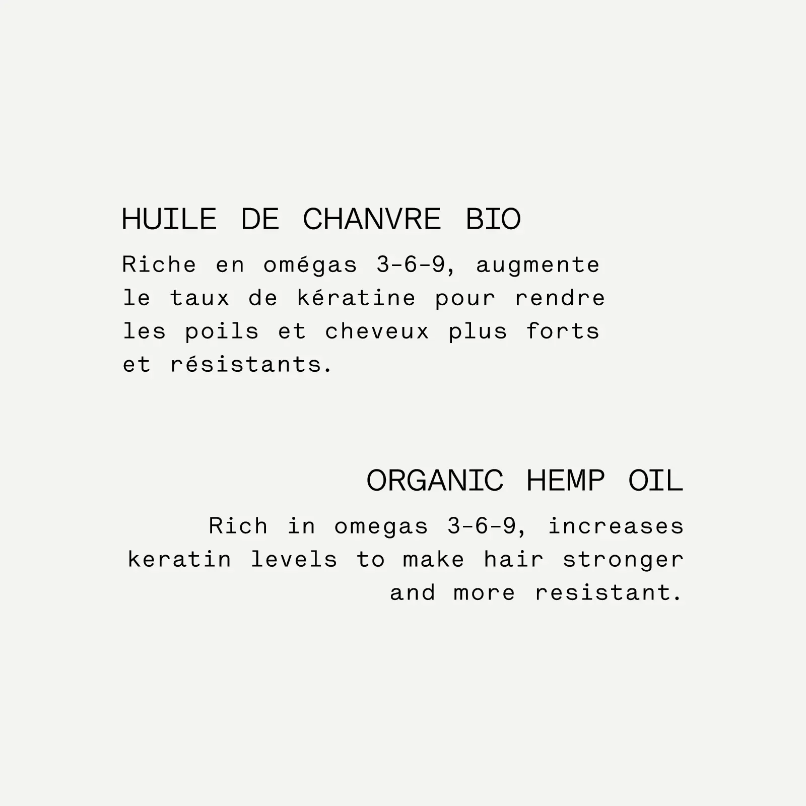Hemp & Castor Oil for Beard and Hair