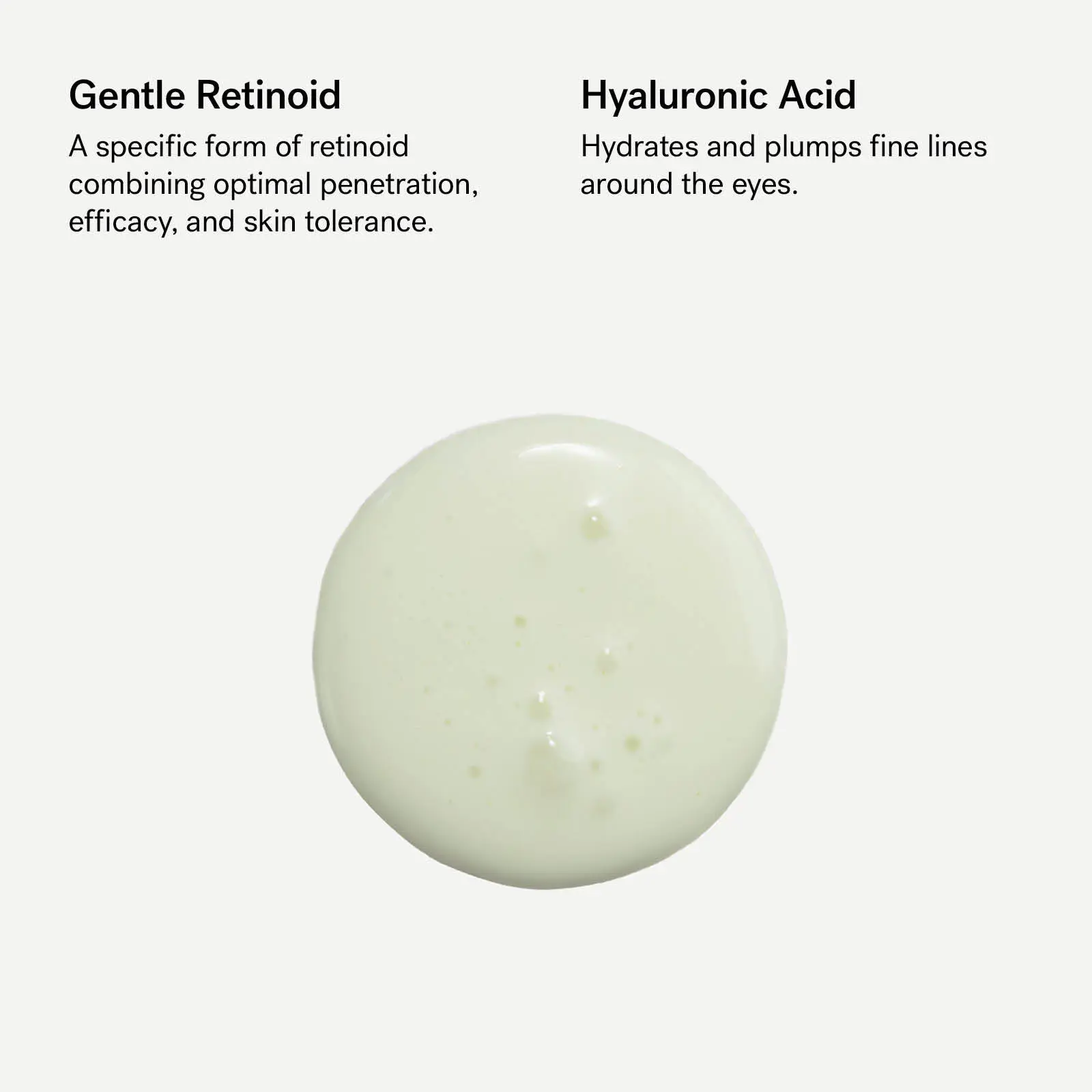 Eye Serum for Fine Lines and Wrinkles — 0.1% Retinoids + Hyaluronic Acid