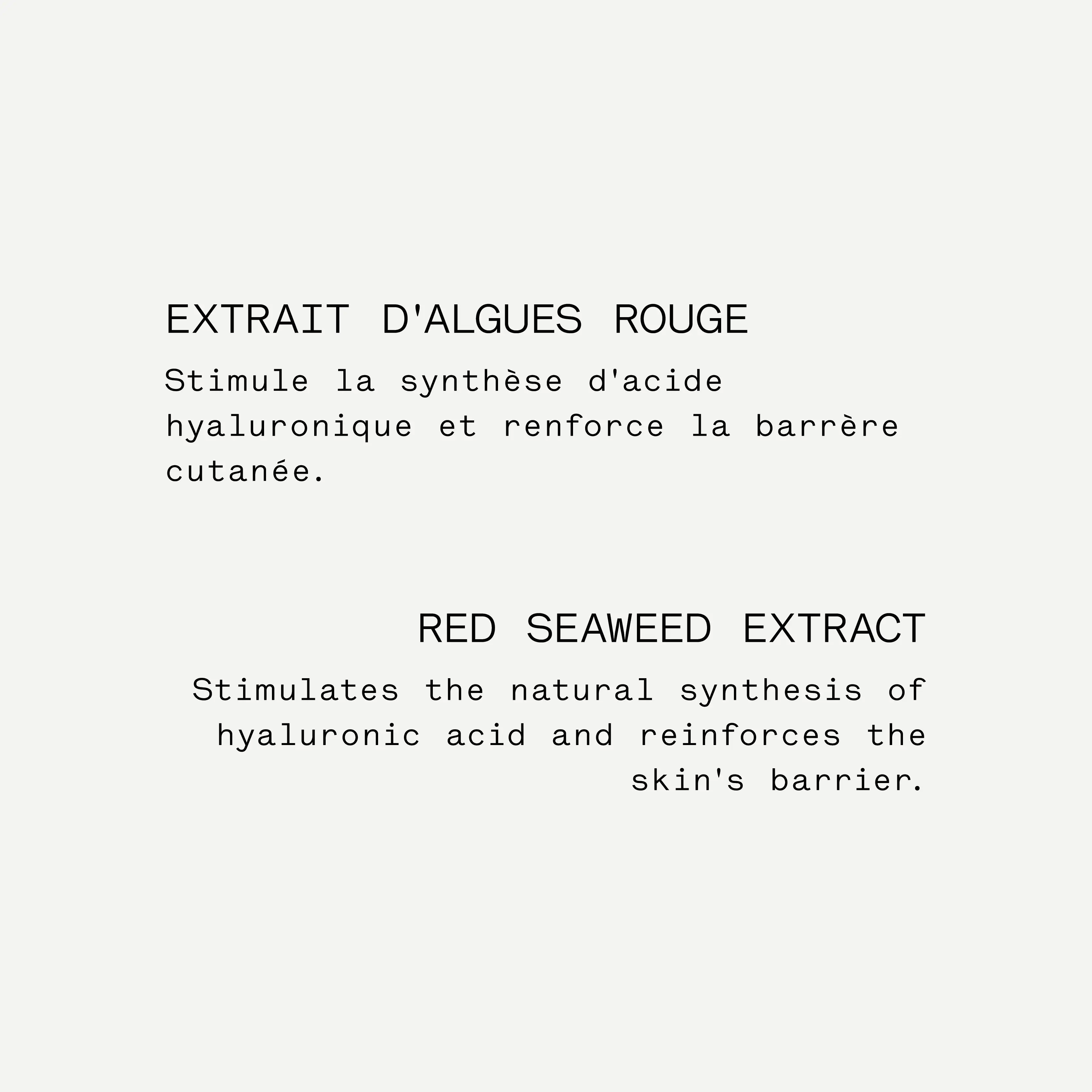 Plumping Serum — 3% Polyglutamic Acid + Red Seaweed Extract 3 Plumping Serum — 3% Polyglutamic Acid + Red Seaweed Extract